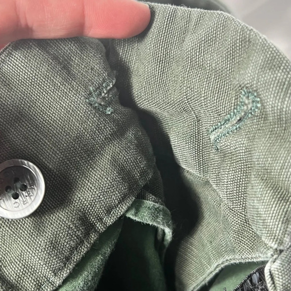 Marc Jacobs Two-Toned Capri Linen Pants Green Size 4 - Picture 15 of 15